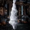 imageJOYIN 72quot Halloween Hanging Cocoon Corpse for Outside Decorations Life Size Corpses Props Scary Skeleton Body Decor Graveyard Haunted House Hanging Outdoor Decor