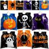 imageJOYIN 96 Pcs Halloween Drawstring Candy Bags Small Trick or Treat Goodie Bags Bulk 6 Designs Halloween Plastic Gift Bag for Kids Trick or Treating Boys Girls Party Favors Supplies Classroom Gifts