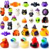 imageJOYIN Halloween Advent Calendar 2025 with 31PCS Rubber Duck 31 Days Halloween Countdown Calendar with Surprise Toy for Kids Girls Boys Teen Party Favor Supply Trick or Treat Classroom Prizes GiftRUBBER  TPR Rubber Duck  Mochi