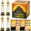 imageJOYIN Halloween Costume Contest Ballot Card Box 4 PCS Trophy Awards Best Costume Skeleton 50 PCS Voting Cards Halloween Party Favor Supplies for Trick or Treating Students Classroom Prize
