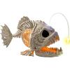 imageJOYIN Halloween Skeleton Lantern Fish with LED Eye Plastic Bones for Halloween Decoration Party Photo Prop Graveyard Decor Indoor Outdoor Spooky Scene102 55 3