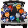 imageJOYIN Halloween Space Theme Trunk or Treat Decorations Kit Space Banner with Astronauts UFO Planets Spacecraft and Alien etc Outer Party Decorations for SUV Garage Door Archway OutdoorSpace