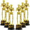 imageJOYIN Halloween Trophy Best Costume Skeleton 106x32 26PCS Awards for Medals Party Favor Prizes Golden Costume Contest Trophy School Classroom RewardsTrick or Treat