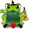 imageJOYIN Halloween Trunk Or Treat Car Decorations Kit for SUV Frog Archway Entryway Stickers Haunted House Door Outdoor Decor with Balloons Tassel Dot Glue
