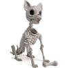 imageJOYIN Plastic Chihuahua Dog Skeleton Halloween Decorations 126 inches Plastic Puppy Bones Skeleton with Posable Joints for Halloween Indoor Outdoor Graveyard Party Decor