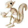 imageJOYIN Squirrel Skeleton Halloween Decoration 91 Inch Animal Posable Skeletons Movable Joints Plastic Bones with Pine Cones for Halloween Haunted House Decor Spooky Scene Garden Patio Party Prop