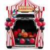 imageJOYIN Trunk Or Treat Car Decor Kit for SUV Halloween Decorations Outdoor Circus Carnival Clown Design LED Lights Boards Stickers for Haunted House Door Archway Entryway