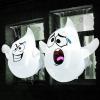 imageJoiedomi 2 Pcs Halloween Inflatables Outdoor Decorations Halloween Blow Ups Ghost with Builtin LEDs Cute Window Inflatable Ghost for Window DecorationsSilly Ghost