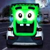 imageJoiedomi 43 FT Halloween Inflatable Outdoor Decorations Trunk Or Treat Car Decoration Blow Ups Green Zombie with Builtin LEDs for Car Decor Halloween Yard DecorZombie