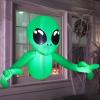 imageJoiedomi 45FT Halloween Inflatable Alien Outdoor Decorations Halloween Blow Up for Yard Blow Up Alien Decor Outdoor with LEDs Window Inflatable Decor for Outdoor Yard Garden Party Lawn Decorations