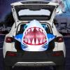 imageJoiedomi Animated Halloween Inflatable Outdoor Decorations Trunk or Treat Car Decorations Blow Ups Animated Dinosaur with LEDs for Halloween Yard DecorationShark