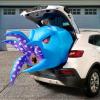 imageJoiedomi Animated Halloween Inflatable Outdoor Decorations Trunk or Treat Car Decorations Blow Ups Animated Dinosaur with LEDs for Halloween Yard DecorationOctopus