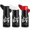 imageSpooktacular Creations 3 PCS Halloween Makeup Face Body Paint Set Foundation Makeup Waterproof Stick Kit Halloween Eye SFX Zombie Cosplay for Adult Party Dress Up Black White Red