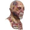 imageSpooktacular Creations Halloween Scary Zombie Head Mask Horror Moss Biochemical Monster and Creepy Latex Zombie Mask for Adult Halloween Cosplay Costumes Accessory Party Dress Up Multicolor