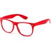 imageSpooktacular Creations Nerd Glasses Black Fake Glasses with Clear Lenses Costume Props Halloween Cosplay for Men Women Adult Halloween Accessories OutfitRed