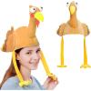 imageSpooktacular Creations Thanksgiving Turkey Hat Thanksgiving Accessories Turkey Hat for Party Favor Supplies Dressup Party for Adults
