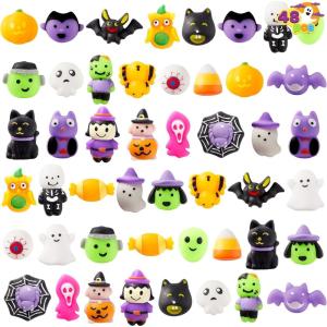 imageJOYIN 24 Pcs Halloween Mochi Squishy Toys Halloween Classies Character Squishy Toys for Halloween Christmas Party Favors Boys ampamp Girls Birthday Gifts Classroom Prize Goodie Bag