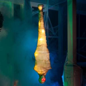imageJOYIN 47quot Halloween Decorations Hanging Cocoon Corpse Halloween Indoor Decor Light Up Corpses Skeleton Scary Outdoor Decoration Dead Body Prop for Haunted House Yard Outside Decor