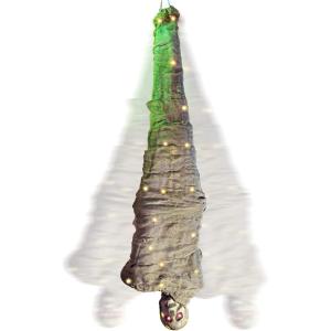 imageJOYIN 65quot Halloween Decoration Cocoon Corpse Animated Hanging Dead Body Prop Indoor Decor Corpses Skeleton Outdoor Decor with Full Body Lights and LED Eyes ampamp Spooky Sound for Yard Haunted House