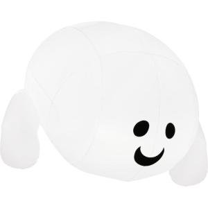 imageJOYIN Halloween Inflatable Outdoor Decorations 45ft Inflatable Cute Ghost Decoration Lying On The Roof with LEDs Halloween Blow Up Yard Decor for Parties Roof Decor White