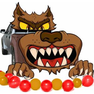 imageJOYIN Halloween Werewolf Trunk or Treat Car Decorations Kit for SUV Vehicle Pickup Van Party Supplies Outdoor Decor Balloons Door Archway Entryway Haunted House Scary