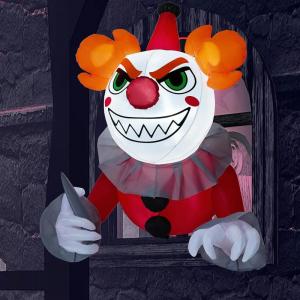 imageJoiedomi 45 FT Halloween Inflatable Outdoor Decorations Blow Up Yard Decorations Inflatable Killer Clown Halloween Decorations for Window Decor