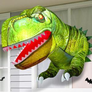 imageJoiedomi 45 FT Tall Inflatable Halloween Window Decorations Halloween Inflatables Outdoor Decorations Dinosaur Blow Up Decor Outside for Window Yard Decor
