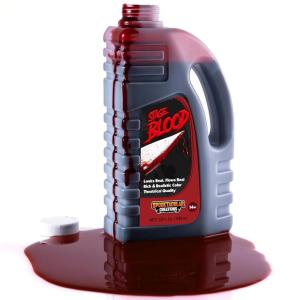 imageSpooktacular Creations 32 oz Fake Halloween Vampire Blood Bottle Fake Blood Stage Blood for Halloween Costume Zombie Vampire and Monster Makeup ampamp Dress Up