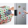 imageChristmas 12 Days Countdown Advent Calendar with 1 Magnetic Wooden Gingerbread House and 12 Magnets Characters