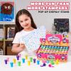 imageJOYIN 100 Pcs Assorted Stamps for Kids SelfInk Stamps 50 Different Designs Dinosaur Zoo Safari Stampers for Party Favor Carnival Prizes School Easter Egg Stuffers Halloween ChristmasFairyTale