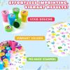 imageJOYIN 100 Pcs Assorted Stamps for Kids SelfInk Stamps 50 Different Designs Dinosaur Zoo Safari Stampers for Party Favor Carnival Prizes School Easter Egg Stuffers Halloween ChristmasFairyTale