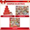 imageJOYIN 1000 PCS Christmas Advent Calendar 2025 Puzzles 24 Days Christmas Countdown Puzzles for Xmas Party Favors Supplies Classroom Prizes Boys Girls Kids Fun Gifts