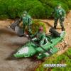 imageJOYIN 10in1 Military Helicopter Toys Set with Light Sound Trucks Boat Bike Army Men Weapons  Christmas Birthday Party Gifts for Kids