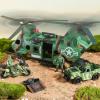 imageJOYIN 10in1 Military Helicopter Toys Set with Light Sound Trucks Boat Bike Army Men Weapons  Christmas Birthday Party Gifts for Kids