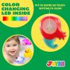 imageJOYIN 12 PCS Light Up Bath Toys Toddler Flashing Colourful LED Bathtub Mermaid Toy Baby Bathtime Floating Rubber Shower Gifts for Infant Kids Boy Girl Valentines Easter Gifts Swimming Pool Party
