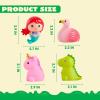 imageJOYIN 12 PCS Light Up Bath Toys Toddler Flashing Colourful LED Bathtub Mermaid Toy Baby Bathtime Floating Rubber Shower Gifts for Infant Kids Boy Girl Valentines Easter Gifts Swimming Pool Party