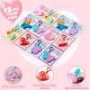 imageJOYIN 12 Packs Cards with Pop Fidget Keychain Toys Stress Anxiety Relief Fidget Toys with Cards for Kids Classroom Exchange Prizes Party Favors