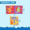 imageJOYIN 12 Pcs Bath Books Nontoxic Fabric Soft Crinkly Cloth Books Waterproof Bathtub Pool and Early Education First Toys for Infant Newborn Baby Toddlers Kids Birthday Gifts