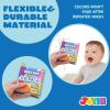 imageJOYIN 12 Pcs Bath Books Nontoxic Fabric Soft Crinkly Cloth Books Waterproof Bathtub Pool and Early Education First Toys for Infant Newborn Baby Toddlers Kids Birthday Gifts