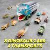 imageJOYIN 13 in 1 Dinosaur Toys for Kids 35 Dinosaur Truck with 12 Pull Back Cars Birthday Gifts Toys for 3 4 5 Year Old Boy Transport Carrier Truck for Toddlers Christmas Great Gifts for GrandkidsTriceratops Truck