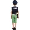 imageJOYIN 14 Pcs Police Pretend Play Toys Hat and Uniform Outfit for Halloween Dress Up Party Officer Costume Roleplaying