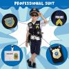 imageJOYIN 14 Pcs Police Pretend Play Toys Hat and Uniform Outfit for Halloween Dress Up Party Officer Costume Roleplaying