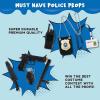 imageJOYIN 14 Pcs Police Pretend Play Toys Hat and Uniform Outfit for Halloween Dress Up Party Officer Costume Roleplaying