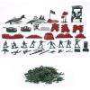 imageJOYIN 164 Piece Military Soldier Playset Army Men Play Bucket Army Action Figures Battle Group Deluxe Military Playset Aircrafts Helicopters Tanks with Bucket
