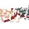imageJOYIN 164 Piece Military Soldier Playset Army Men Play Bucket Army Action Figures Battle Group Deluxe Military Playset Aircrafts Helicopters Tanks with Bucket