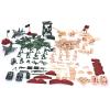 imageJOYIN 164 Piece Military Soldier Playset Army Men Play Bucket Army Action Figures Battle Group Deluxe Military Playset Aircrafts Helicopters Tanks with Bucket