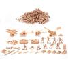 imageJOYIN 164 Piece Military Soldier Playset Army Men Play Bucket Army Action Figures Battle Group Deluxe Military Playset Aircrafts Helicopters Tanks with Bucket