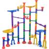 imageJOYIN 170Pcs Glowing Marble Run Construction Building Blocks Toys with 5 Glow in The Dark Glass Marbles STEM Educational Building Block Toy Gift for Christmas120 Plastic Pieces  50 Glass MarblesSuper Set