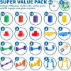 imageJOYIN 170Pcs Glowing Marble Run Construction Building Blocks Toys with 5 Glow in The Dark Glass Marbles STEM Educational Building Block Toy Gift for Christmas120 Plastic Pieces  50 Glass MarblesSuper Set
