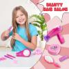 imageJOYIN 17Pcs Girls Beauty Salon Set Pretend Play Doll Hair Stylist Toy Kit with Hairdryer Mirror Curling Iron and Other Accessories for Kids Toddler Fashion Cutting Makeup Party Favor Birthday Gift